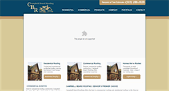Desktop Screenshot of campbellbeardroofing.com